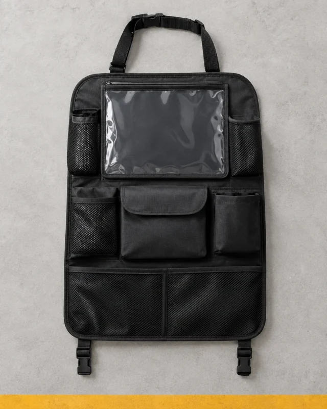 Seat-Back Organiser with Tablet Sleeve