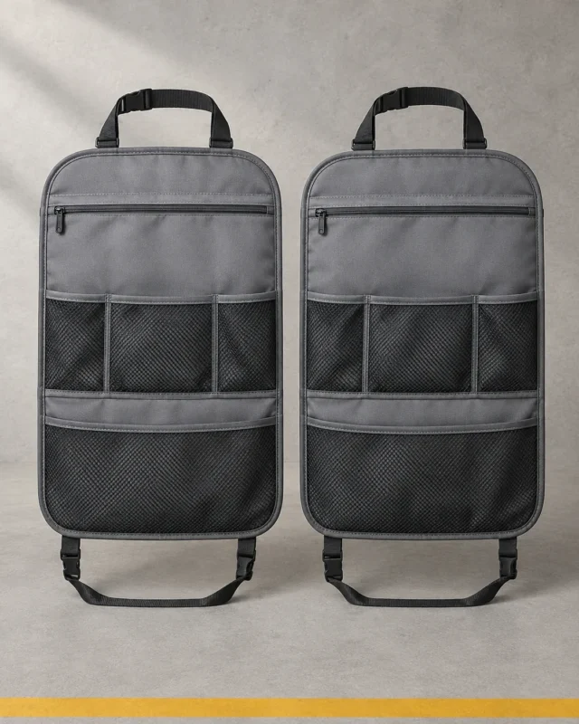 Seat-Back Kick Mat Organiser, Set of 2