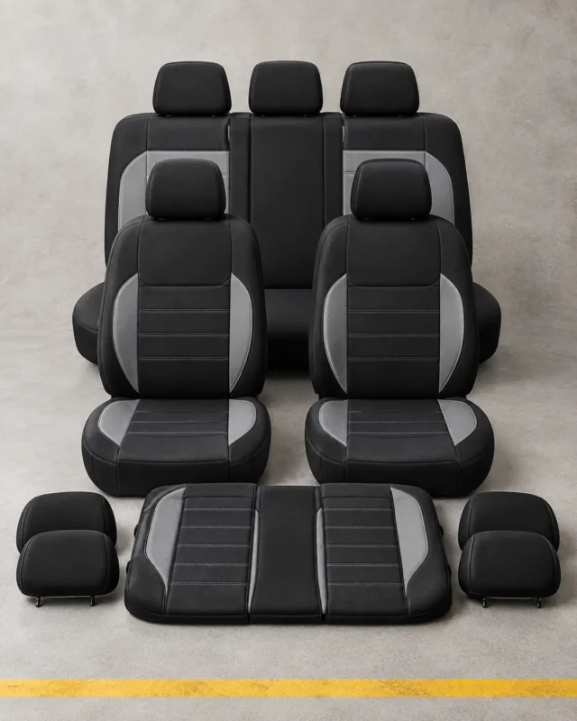 Full Seat Cover Set, 9 Pieces