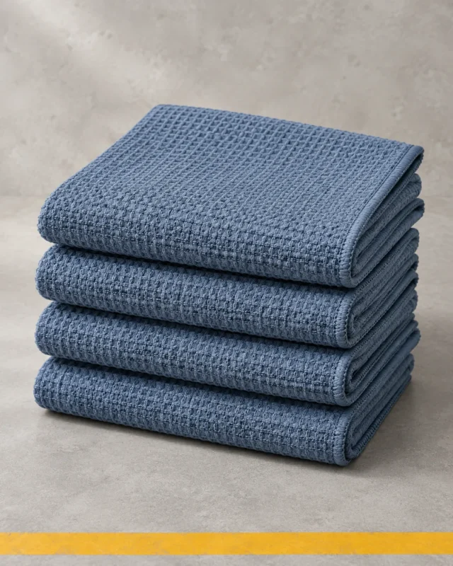 Microfibre Glass Cloths, 4 Pack